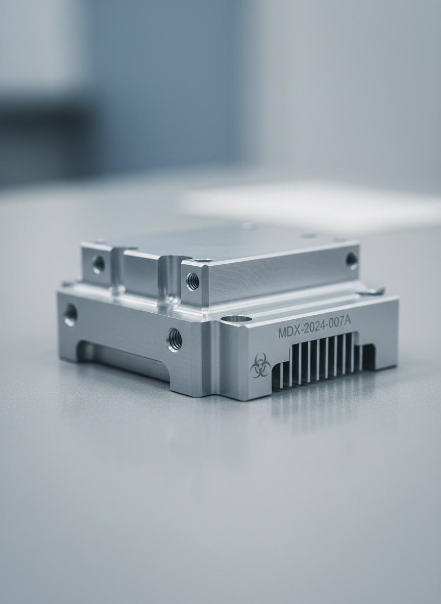 Precision machined medical component